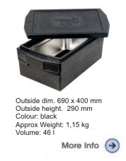 Thermobox Gastronorm 1/1 Toplader